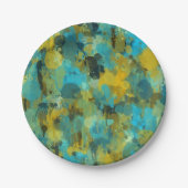 スポッ絵を描チ紙プレート ペーパープレート (正面)