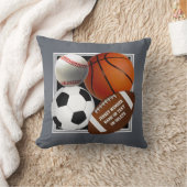 ,スポパーソナライズされたーツボール枕,スポーツテーマ クッション (ブランケット)
