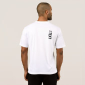 スポパーソナライズされたートバックプリントメンズモダンテンプレート Tシャツ (裏面フル)