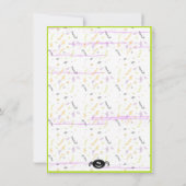 スポフレンドリーークキッズハローウィンパーティ招待状 招待状 (裏面)