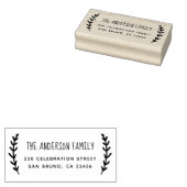 スポリ素朴グ |ファミリカスタムー名と差出人住所 ラバースタンプ (押印)