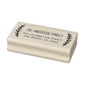 スポリ素朴グ |ファミリカスタムー名と差出人住所 ラバースタンプ (スタンプ)