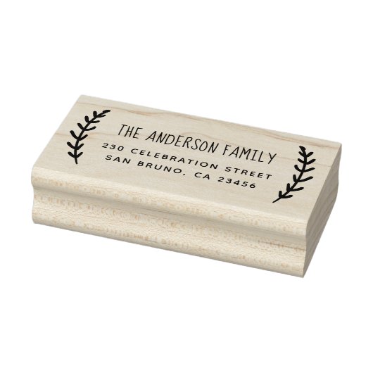 スポリ素朴グ |ファミリカスタムー名と差出人住所 ラバースタンプ (スタンプ)