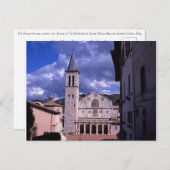 スポレトウンブリアイタリア ポストカード (正面/裏面)