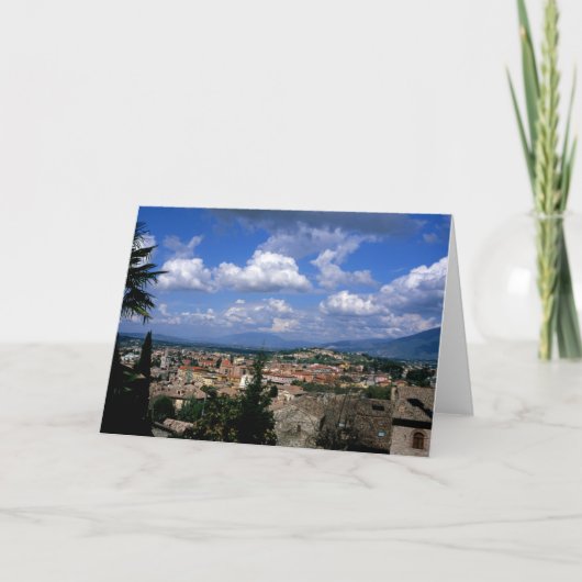 スポレート ウンブリア イタリア サンキューカード (正面)