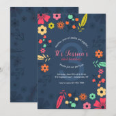 スポンキー・フラワーズからの招待 招待状 (正面/裏面)