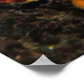 スポンジにまたがっているアヤガニ ポスター (角)