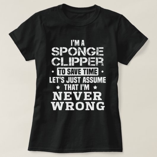 スポンジクリッパー Tシャツ (デザイン正面)