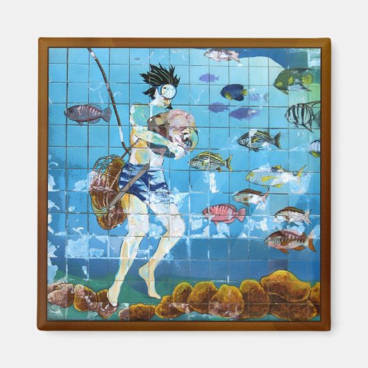 スポンジダイバー マグネット (正面)