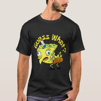 スポンジボブのニワトリのお尻のミーム Tシャツ