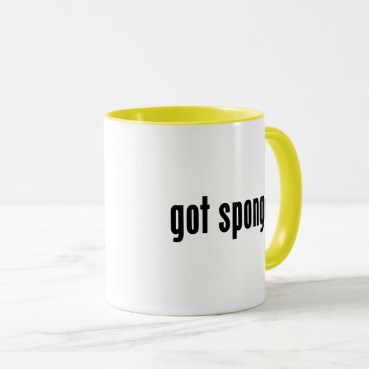 スポンジ得か? マグカップ (正面右)