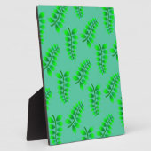 スポンジ状の葉のパターン フォトプラーク (側面)