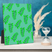 スポンジ状の葉のパターン フォトプラーク (側面)