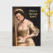 スポンジ風呂が欲しい カード (黄色い花)