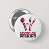 スポンディングは愛の分裂につながるおもしろいボタン 缶バッジ (正面&裏面)