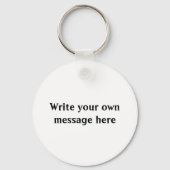 スポンパーソナライズされたサーギフトキーチェーンオウムNA キーホルダー (裏面)