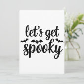 スポーキーなハロウィーンバッグラフィックデザイン シーズンカード (スタンド正面)