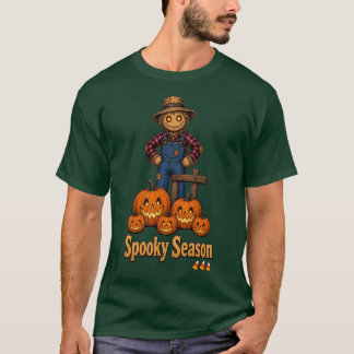 スポーキーシーズンの案山子/ジャック・オ・ランタン Tシャツ