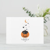 スポーキーシーズン・パンプキン・ハロウィンデザイン 招待状 (スタンド正面)