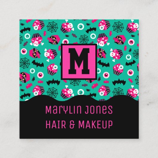 スポーキートリートハロウィーン スクエア名刺 (正面)