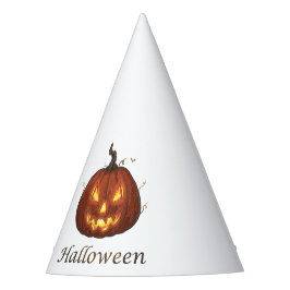 スポーキー・ファイアー・ジャック・オ・ランタン・ハロウィン・パンプキン パーティーハット