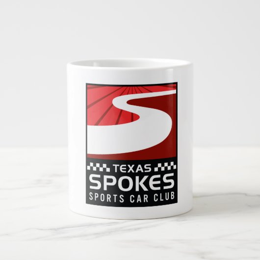 スポークのロゴのジャンボマグ ジャンボコーヒーマグカップ (正面)