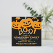 スポークタキュラー ハロウィンパーティー 招待状 (スタンド正面)