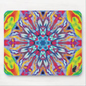 スポーク万華鏡のように千変万化するパターンマウスパッド マウスパッド (正面)