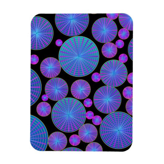 スポーク付き円ホイールとディスク マグネット (縦)