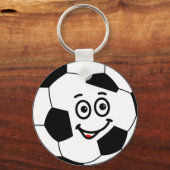 スポーツおもしろいサッカーボール キーホルダー (正面)