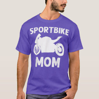 スポーツおもしろいバイクアートマママウィメンレーシングバイクもしくは自転車に乗る人モトーブ Tシャツ