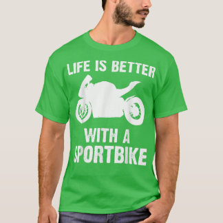 スポーツおもしろいバイクアートメンズウーマンレーシングバイクもしくは自転車に乗る人モトーブ Tシャツ