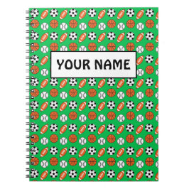 スポーツおもしろいボール ノートブック