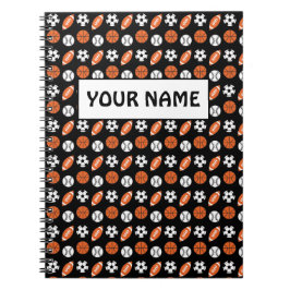 スポーツおもしろいボール ノートブック