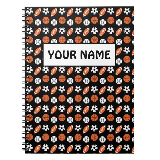 スポーツおもしろいボール ノートブック (正面)