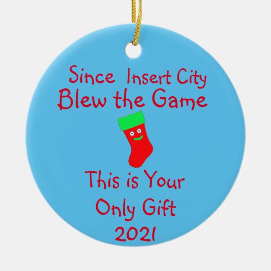 スポーツおもしろい賭博セラミックオーナメント セラミックオーナメント (正面)