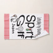 スポーツお気に入りのバスルーム用タオルセットゴルフ バスタオルセット (ハンドタオル)