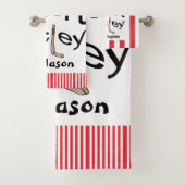 スポーツお気に入りのバスルーム用タオルセットホッケー バスタオルセット (インサイチュ)