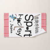 スポーツお気に入りのバスルーム用タオルセットホッケー バスタオルセット (ハンドタオル)