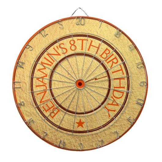 スポーツお祝いキッズモダンクール誕生日 ダーツボード (正面)