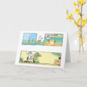 スポーツけがの漫画がすぐ治る カード (黄色い花)