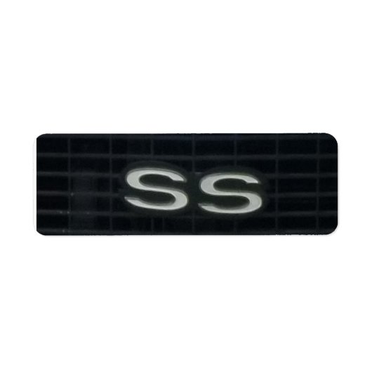 スポーツすごいクラシックカーSSエンブレムシンボル ラベル (正面)