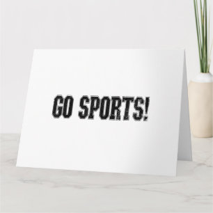 スポーツだ!ヴィンテージおもしろいスポーツスポーツファンゴースポーツ カード