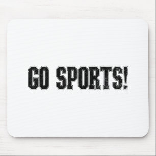 スポーツだ!ヴィンテージおもしろいスポーツスポーツファンゴースポーツ マウスパッド