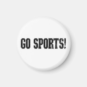スポーツだ!ヴィンテージおもしろいスポーツスポーツファンゴースポーツ マグネット