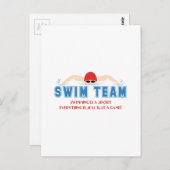 スポーツです ポストカード (正面/裏面)