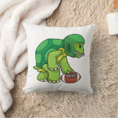 スポーツで亀とサッカー&ヘルメット クッション (ブランケット)