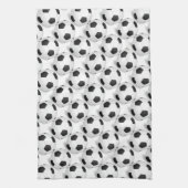 スポーツとゲームサッカーマンケーブウェットバータオル キッチンタオル (縦)