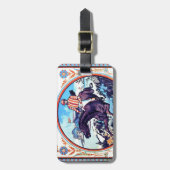 スポーツとゲーム狩りヴィンテージブックカバー ラゲッジタグ (正面縦)