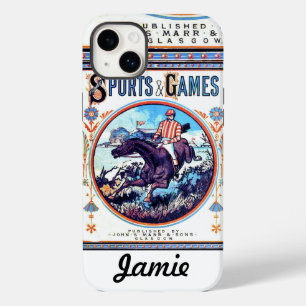 スポーツとゲーム狩りヴィンテージブックカバー Case-Mate iPhone 14 PLUSケース